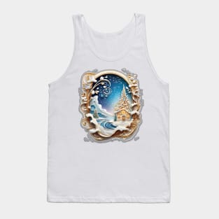 snow fall and home Tank Top